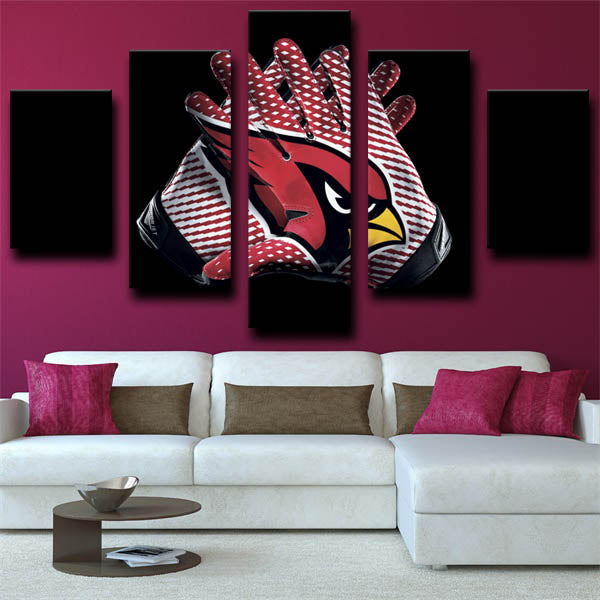 NFL Arizona Cardinals Creative Idea Logo 5 Panel Canvas NFL Arizona Cardinals Creative Idea Logo 5 Panel Canvas