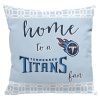 NFL Tennessee Titans Home To A Fan Square Pillow Case