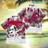 MLB Atlanta Braves Snoopy Snowflake Hawaiian Shirt