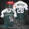 MLB Colorado Rockies Custom Name Number Mickey Baseball Jersey