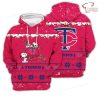 MLB Minnesota Twins Snoopy Ugly Christmas Pullover Hoodie