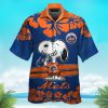 MLB New York Mets Snoopy Surfboard Hawaiian Shirt
