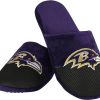 NFL Baltimore Ravens Staycation Plush Slide In-House Slippers
