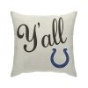 NFL Indianapolis Colts Y’all Decorative Square Pillow Case