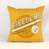 NFL Pittsburgh Steelers Yellow Square Pillow Case