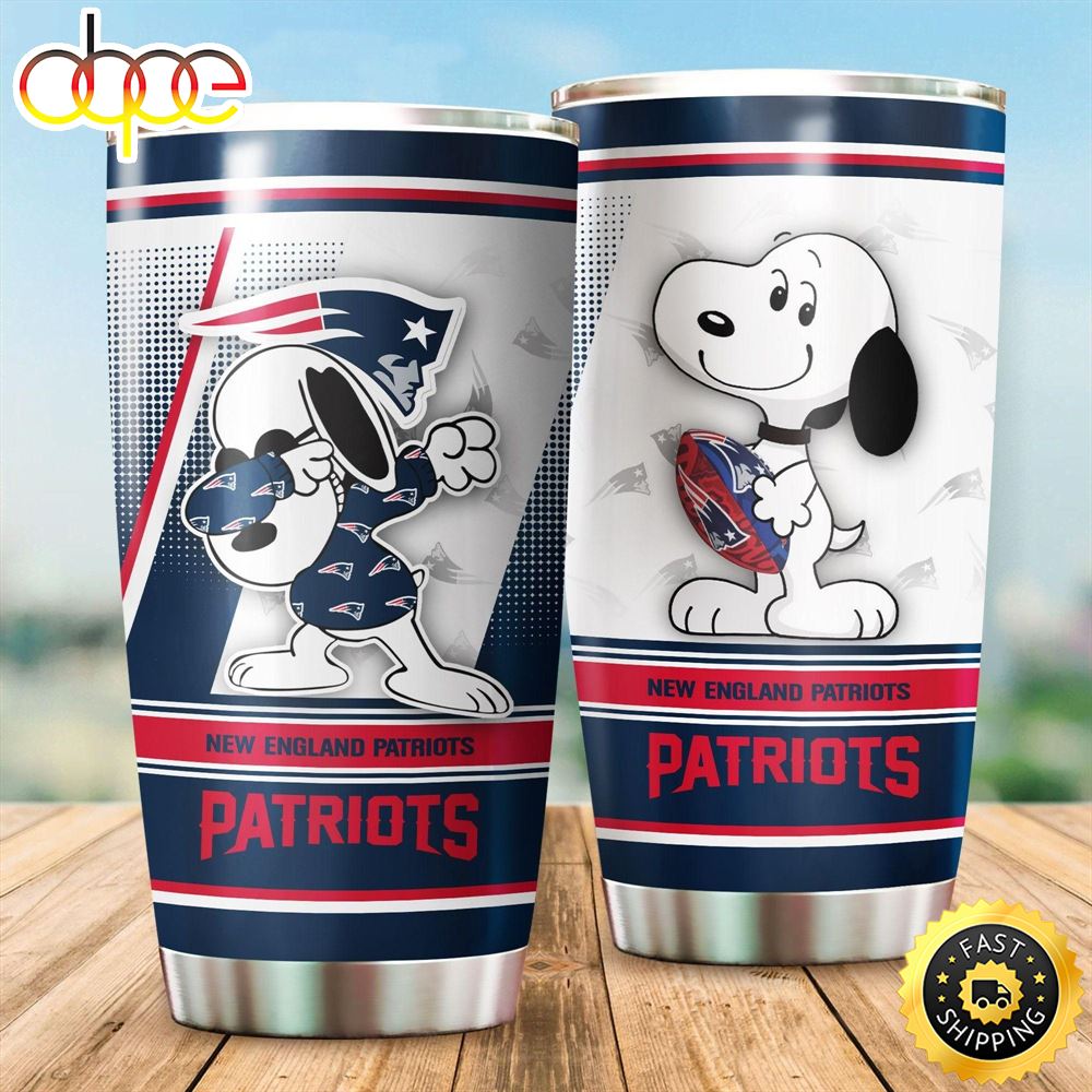 NFL New England Patriots Snoopy Tumbler NFL New England Patriots Snoopy Tumbler