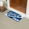 NFL Indianapolis Colts Home Of A Fan Rubber Doormat