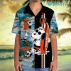 MLB Baltimore Orioles Snoopy Surfing Beach Hawaiian Shirt