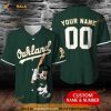 MLB Oakland Athletics Custom Name Number Mickey Green Baseball Jersey