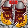 NFL Washington Commanders Custom Name Logo Crocs