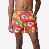 NFL Kansas City Chiefs Floral Men Beach Shorts