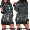 NFL Carolina Panthers Ugly Christmas Women Hoodie Dress
