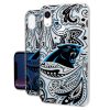 NFL Carolina Panthers Clear Paisley Design Phone Case