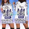 NFL Baltimore Ravens Christmas Gnomes Women Hoodie Dress