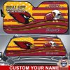 NFL Arizona Cardinals Custom Name Logo Car Sunshade
