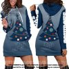NFL Dallas Cowboys Christmas Tree Women Hoodie Dress