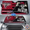 NFL Atlanta Falcons Custom Name Skeleton Car Sunshade