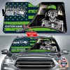 NFL Seattle Seahawks Custom Name Skeleton Car Sunshade