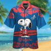 MLB Los Angeles Dodgers Snoopy Surfboard Hawaiian Shirt
