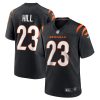 Cincinnati Bengals Daxton Hill Nike Black NFL Game Jersey