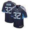 Tennessee Titans Greg Mabin Nike Navy NFL Game Jersey