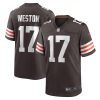 Cleveland Browns Isaiah Weston Nike Brown NFL Game Jersey