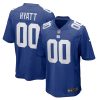 New York Giants Jalin Hyatt Nike Royal NFL Game Jersey
