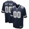 Dallas Cowboys Nike Navy Custom NFL Game Jersey