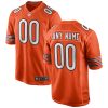 Chicago Bears Nike Orange Alternate Custom NFL Game Jersey