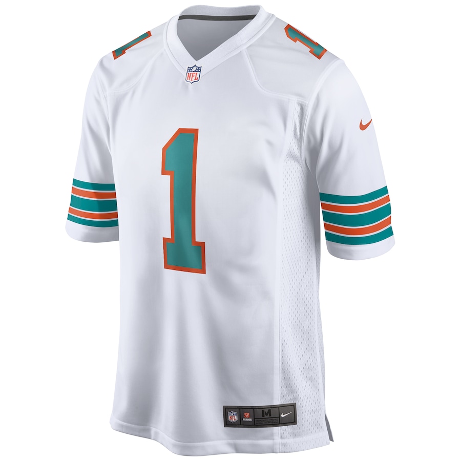 Miami Dolphins Tua Tagovailoa Nike White Alternate NFL Game Jersey