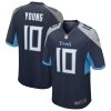 Tennessee Titans Vince Young Nike Navy NFL Game Jersey