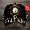 NFL Pittsburgh Steelers Custom Name Black Classic Cap