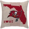NFL Tampa Bay Buccaneers Home Square Pillow Case