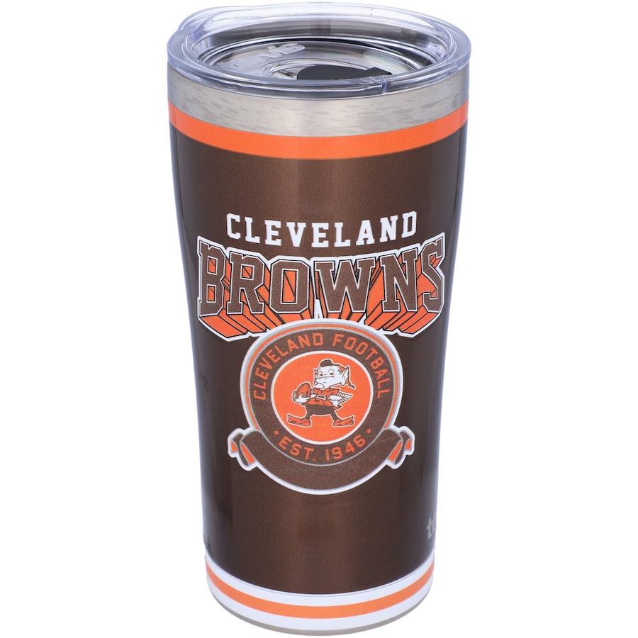 NFL Cleveland Browns Vintage Stainless Steel Tumbler NFL Cleveland Browns Vintage Stainless Steel Tumbler