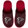 NFL Atlanta Falcons Red Dots In-House Slippers