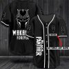 Black Panther Custom Name Wakanda Forever Baseball Jersey