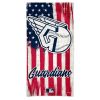 MLB Cleveland Guardians American Flag Beach Towel