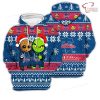 MLB Philadelphia Phillies Baby Groot And Grinch Pullover Hoodie