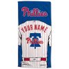 MLB Philadelphia Phillies Custom Name Jersey Style Beach Towel