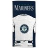 MLB Seattle Mariners Custom Name Jersey Style Beach Towel