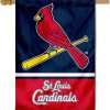 MLB St. Louis Cardinals Double Sided House Flag