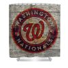 MLB Washington Nationals Barn Wood Shower Curtain