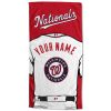 MLB Washington Nationals Custom Name Jersey Style Beach Towel