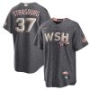 Washington Nationals Stephen Strasburg Nike Gray City Connect MLB Replica Jersey