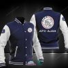 Ajax Amsterdam Blue White Baseball Jacket
