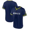 MLS Nashville SC Branded Navy/Gold Ultimate Baseball Jersey