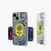 MLS Nashville SC Paisley Design Clear Phone Case