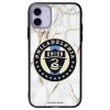 MLS Philadelphia Union Symmetry White Marble Phone Case