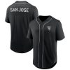 MLS San Jose Earthquakes Branded Third Period Fashion Baseball Jersey