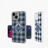 MLS Vancouver Whitecaps Plaid Design Clear Phone Case